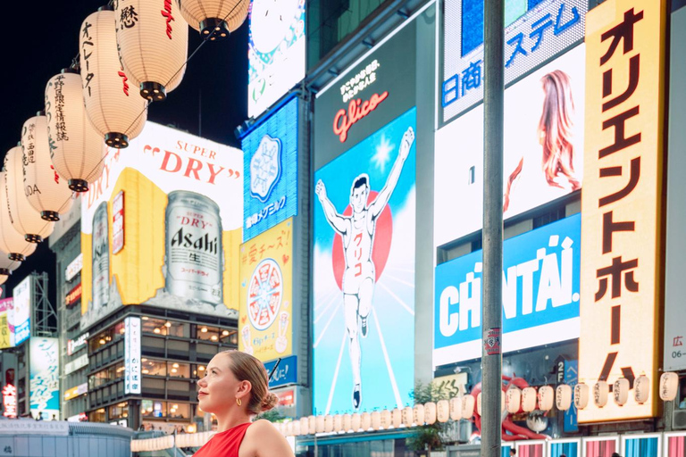 Nighttime Charms of Dotomburi: Photography Tour in Osaka Osaka at night phototour