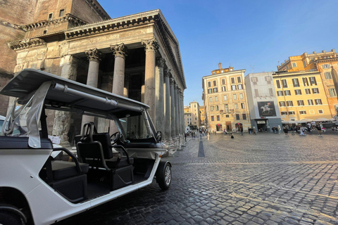 Roma: Tour particular personalizável em um carrinho de golfe elétrico