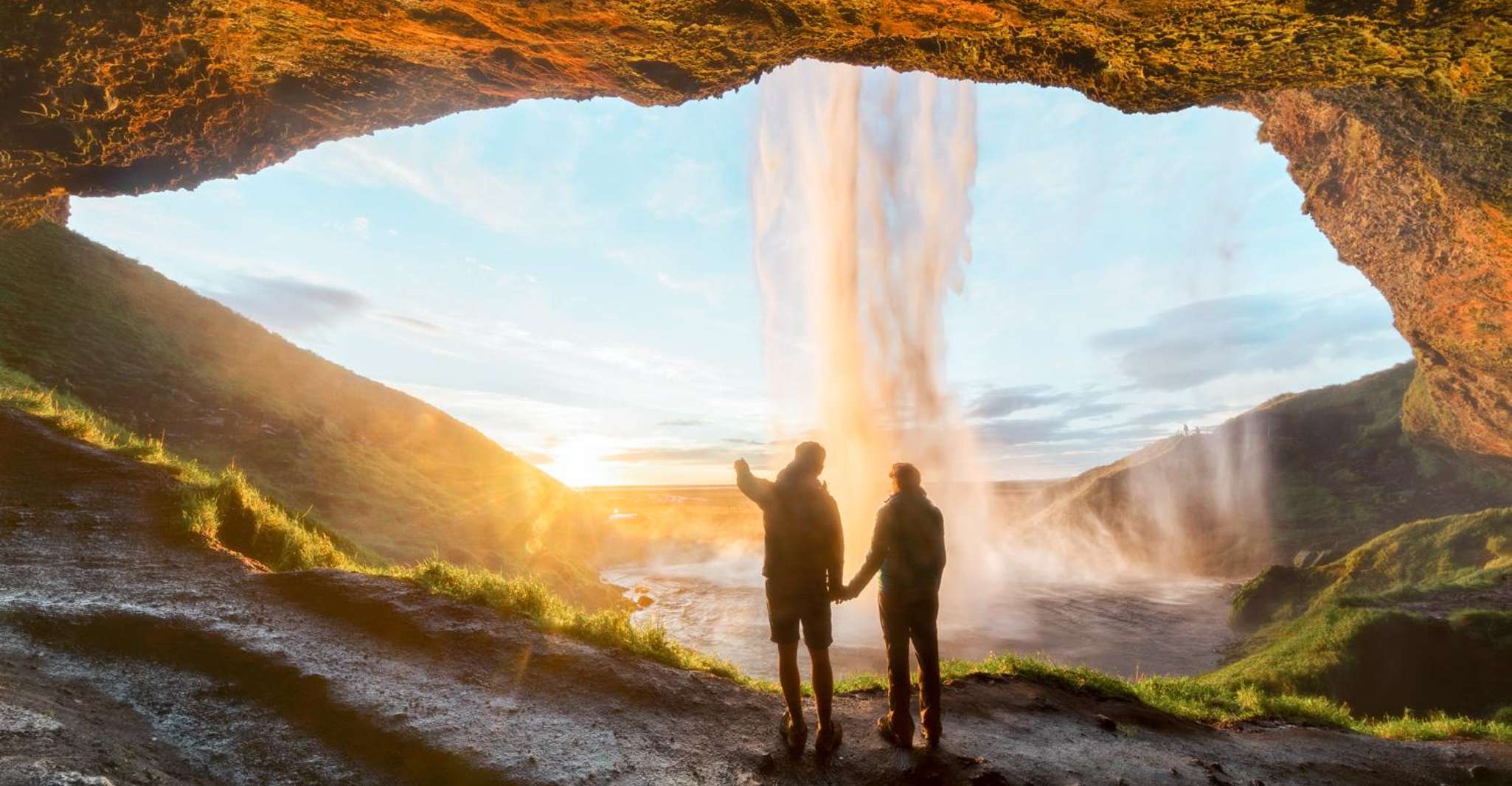 De Reykjavík, chute d'eau de la côte sud, visite de sable noir et de glace - Hizvo