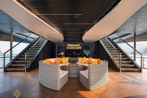 From Hanoi: Ha Long Bay Private Charter VIP Cruise| Luxury Sharing Transfer + Premium Day Cruise (Non-Charter)