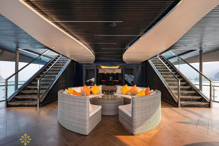 From Hanoi: Ha Long Bay Private Charter VIP Cruise| Luxury Sharing Transfer + Premium Day Cruise (Non-Charter)