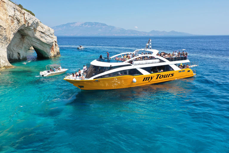 MyTours - Zakynthos: Shipwreck Beach & Blue Caves Boat Tour