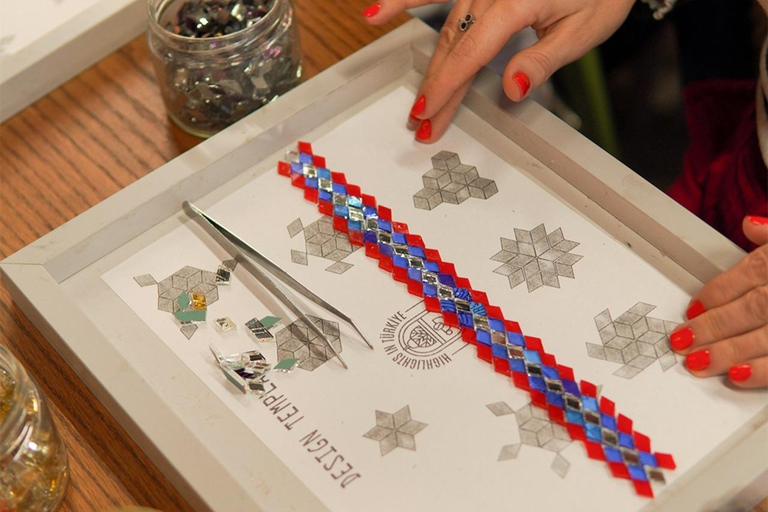 Marmaris Mosaic Candle Holder Workshop Design Your Own Light Traditional Mosaic Candle Holder (Русский - Russian)