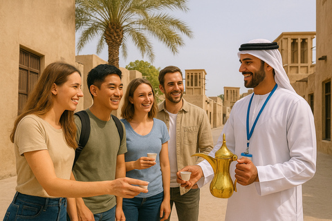 Dubai. Old Town,Museums,Markets,Street Food&Abra Boat Tour Shared Tour in Spanish