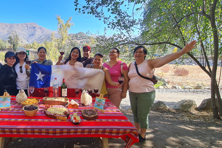 Aventure dans les Andes : Circuit Cajon del Maipo + Termas ColinasAventure dans les Andes : Tour Cajon del Maipo + Termas Colinas