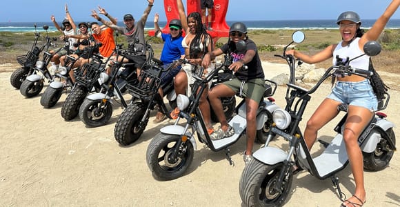 Aruba: Guided Electric Scooter Tour 1 or 2-seater