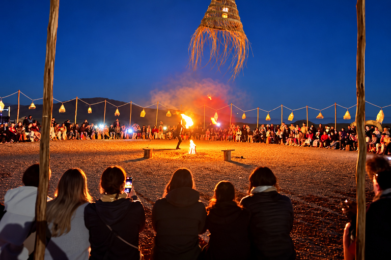 Marrakech: Agafay Desert Sunset Dinner with Fire Show
