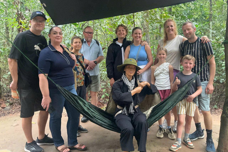 HCMC: Cu Chi Tunnels, Black Virgin Mountain & Cao Dai Temple Cu Chi Tunnels: Half Day Tour by Premium Van max 11