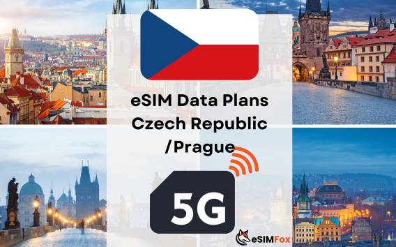 Prag: eSIM-Internet-Datentarif für die Tschechische Republik 4G/5G