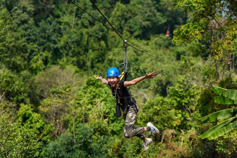Chiang Mai: Aventura en tirolina en Skyline Jungle LugePaquete EXPRESS