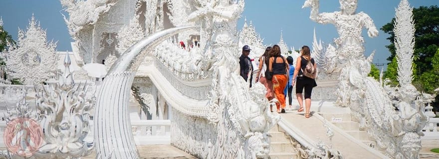 Da Chiang Mai: Tempio Bianco, Tempio Blu e Tempio Rosso di Chiang Rai e tribù Karen