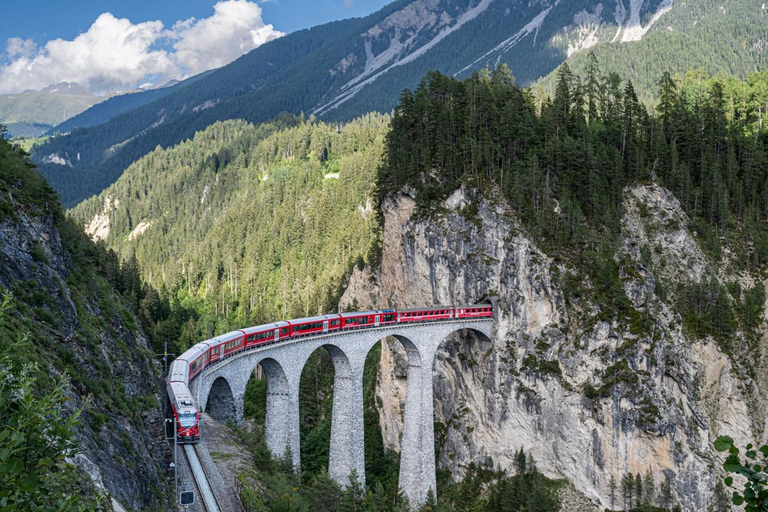 UNESCO Rhaetian Railway: Viaduct, Train Museum, St. Moritz Group of 8 Excluding Train Tickets