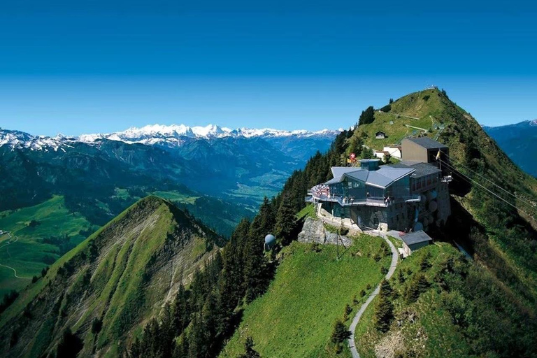 3 Mountains in 1 Day by Train, Cable Cars, Funiculars & Boat Excluding Train Tickets