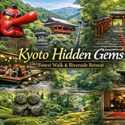 Kyoto: Secret Hidden Gems Tour with Forest Walk & River Lunch Kyoto: Secret Hidden Gems Tour with Forest Walk & River Lunch