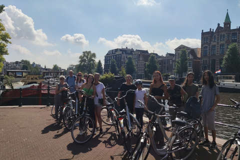 Amsterdam visita guiada en bicicleta en francés