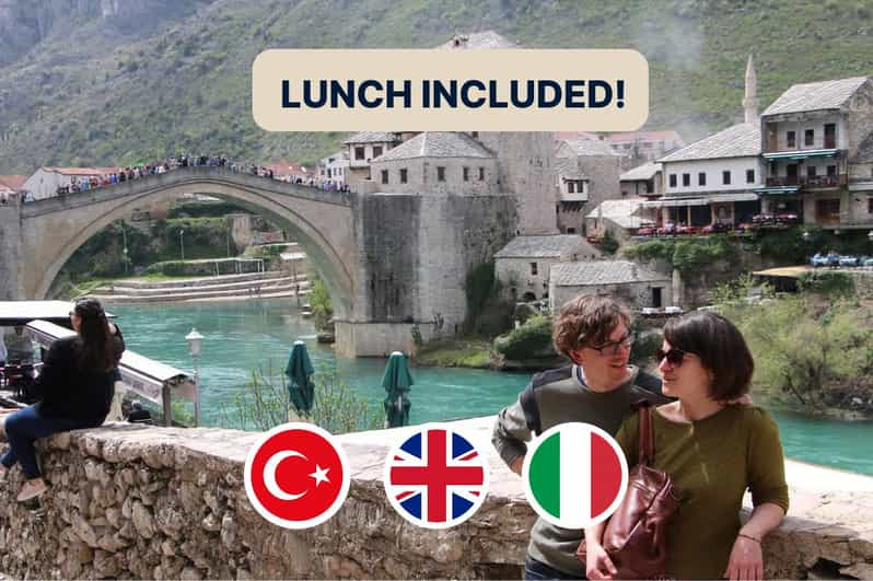 Sarajevo: Mostar, Blagaj Tekke, Pocitelj & Waterfall + Lunch