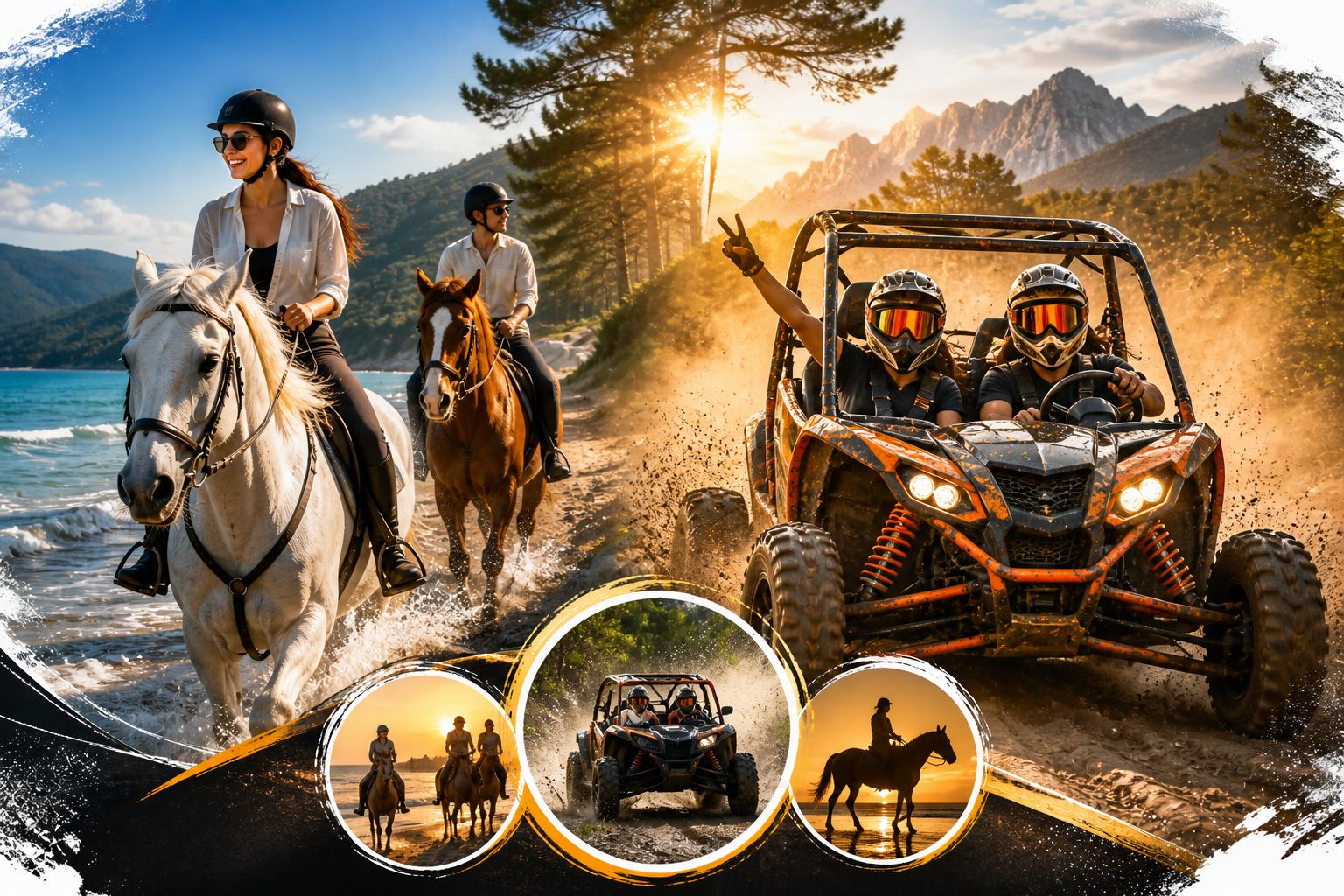 Antalya: Ausritt & Wüstensafari per Buggy (Transfer)