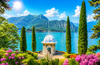 Ab Mailand: Comer See, Bellagio & Lugano mit malerischer Bootsfahrt