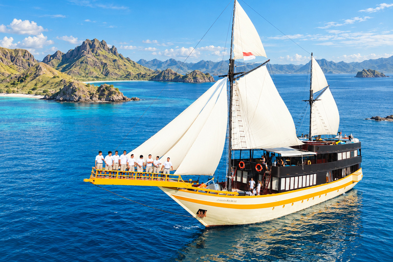 Labuan Bajo: 3-Day Komodo Sailing Luxury Boat with All Fees Deluxe Boat - Private Standar Room (2pax/room)