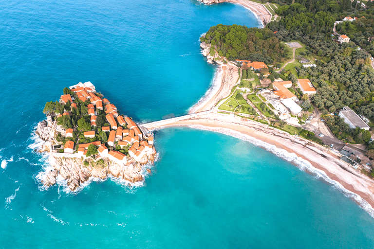 From Bar: Budva Old Town and Sveti Stefan Shore Excursion