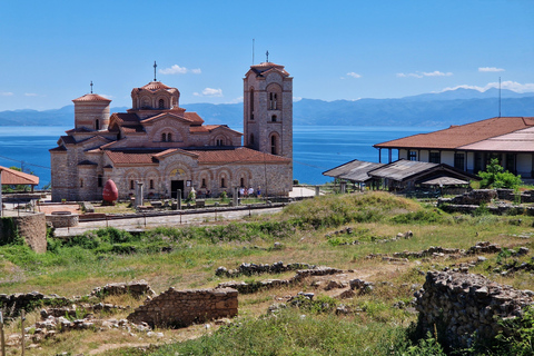 Ohrid: Stadsrondleiding met Johannes in de Kaneo kerk