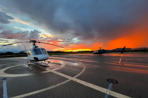 Puesta de sol en el desierto secreto - Excursión en helicóptero de 45 millas en Sedona