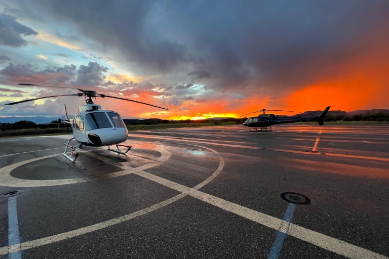 Mogollon Rim Sonnenuntergang - 80 Mile Helicopter Tour in SedonaVordersitz