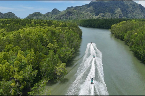 Goudpakket Mangrove Jet Ski Tour Gratis Drone VideoOptie voor jetski&#039;s voor één bestuurder