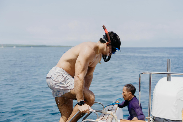 From Bali: Nusa Penida Private Snorkeling Tour with Lunch Shared Boat Trip with Meeting Point at Sanur