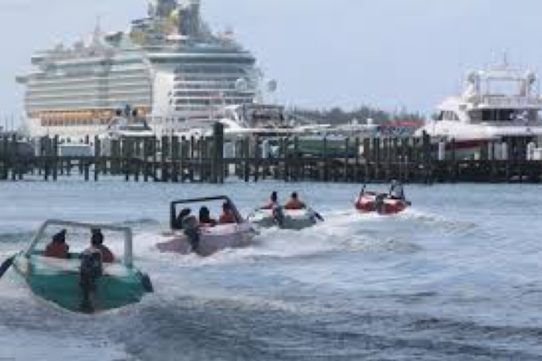 Nassau: Selbstfahrendes Schnellboot & geführte ATV-Tour + kostenloses Mittagessen1 Stunde Jetski & 4 Stunden ATV-Vermietung
