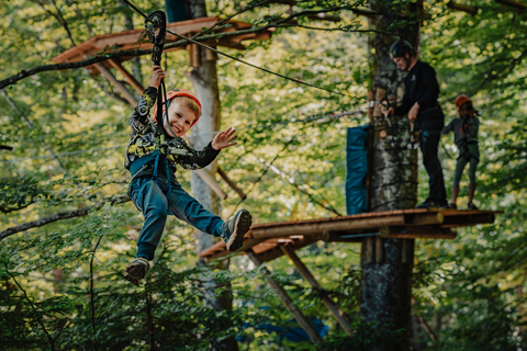 NOD Adventure Park Entry Ticket with 5 Courses & Ziplines