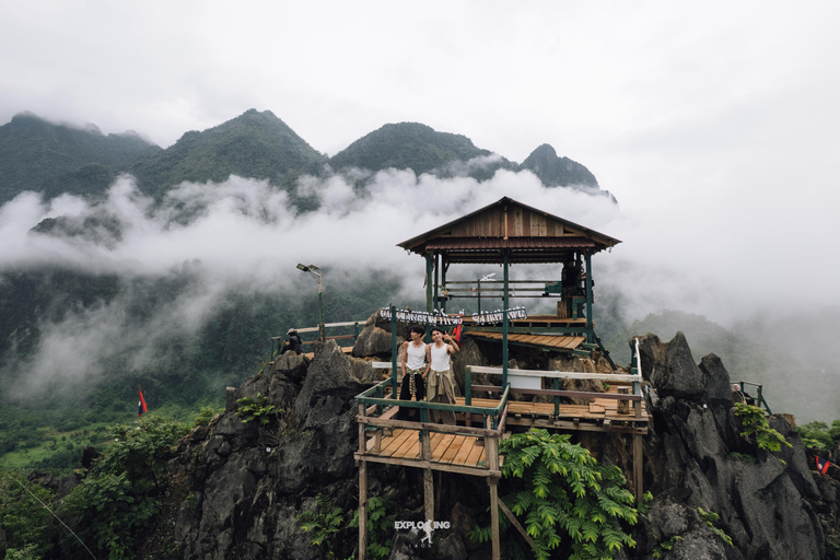 Vang Vieng: Namxay Viewpoint, Blue Lagoon 1 & Phoukham Cave