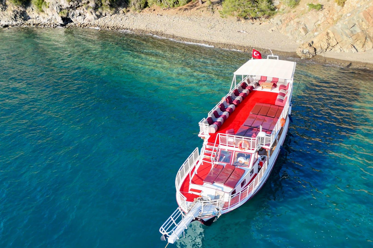 Fethiye Sunset Cruise with Dinner, Swimming Break, and Entertainment Fethiye Sunset Dinner Cruise with Swimming Break and Entertainment