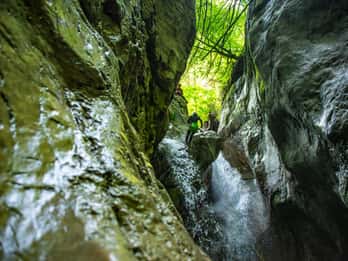 Dornbirn: esperienza di canyoning nel mondo Merlins per principianti