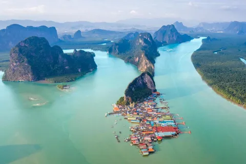 Phang Nga-bugten: James Bond Island kajak- og snorkeltur