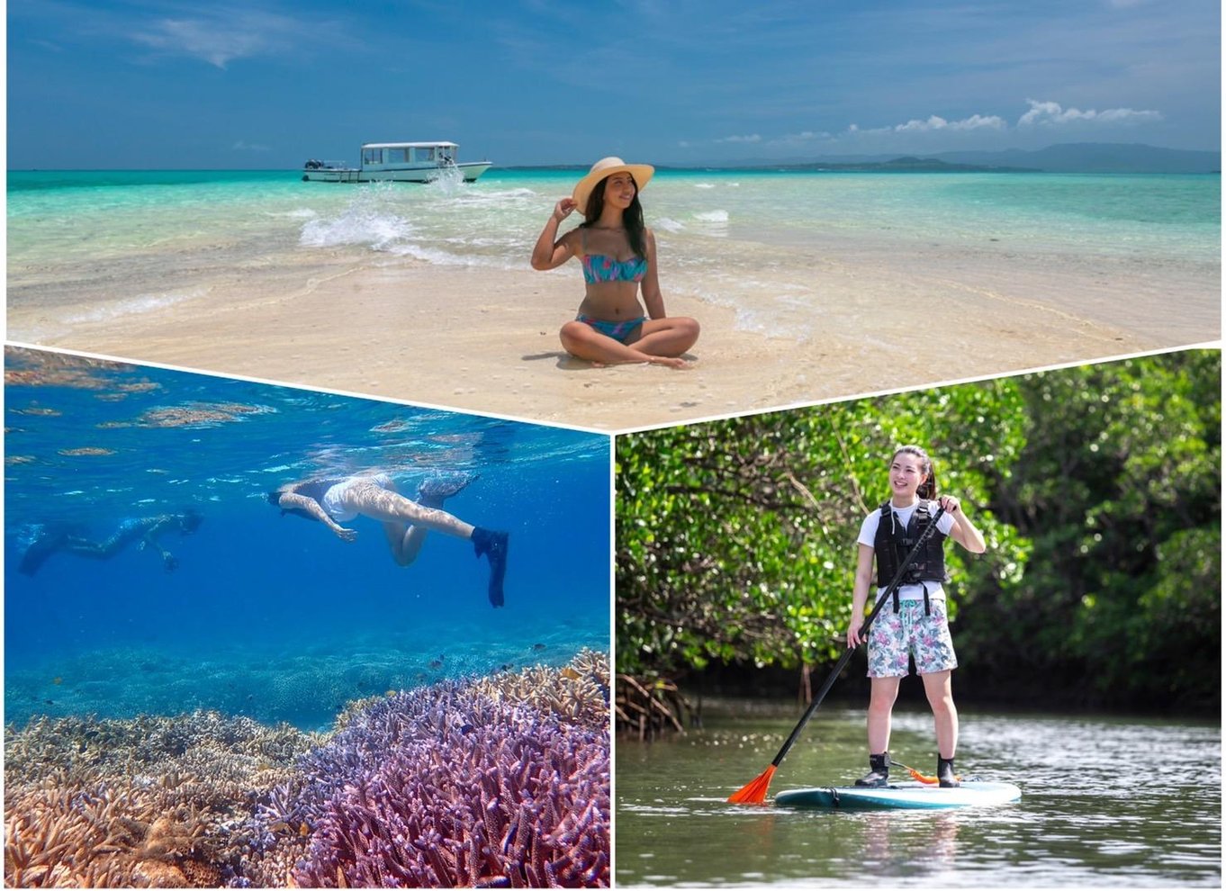 Ishigaki: Mangrove SUP eller kano & snorkling ved Phantom Island