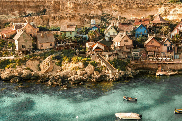 Full Day Round Malta Boat Trip — Hot Lunch & Swimming Stops
