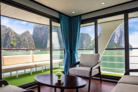 From Hanoi: Ha Long Bay Private Charter VIP Cruise| Luxury Sharing Transfer + Premium Day Cruise (Non-Charter)