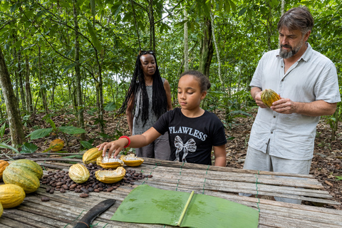 Waterfalls Massage with Aburi Gardens & Cocoa Farm Tour