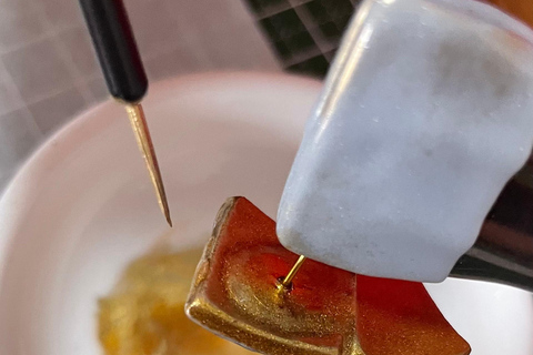 Kanazawa: Kintsugi Hana Jewelry Workshop with Tea Tasting
