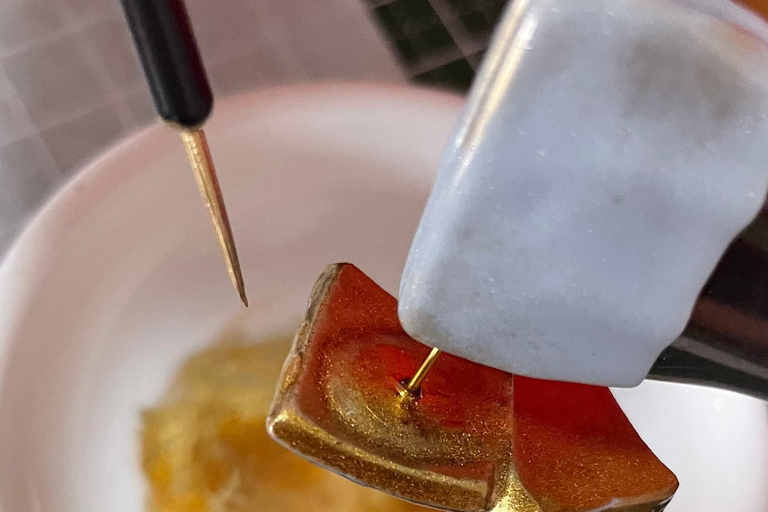 Kanazawa: Kintsugi Hana Jewelry Workshop with Tea Tasting