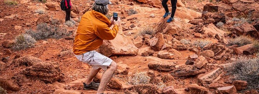 Las Vegas : Randonnée guidée dans le Red Rock Canyon avec prise en charge