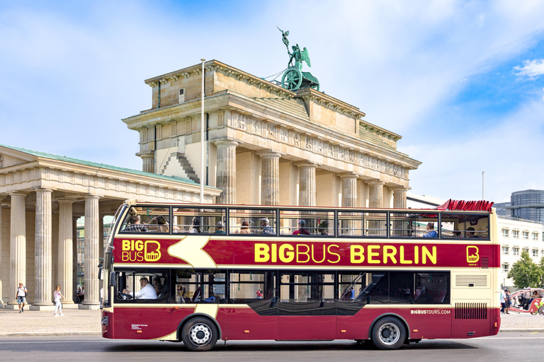 Berlin: Hop-On/Hop-Off Sightseeing Bus mit Bootsoptionen48-Stunden-Bustour, Currywurst und Rundgang