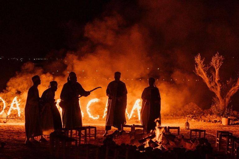 Marrakesz: Agafay Desert Tour z quadem, przejażdżką na wielbłądzie i kolacją