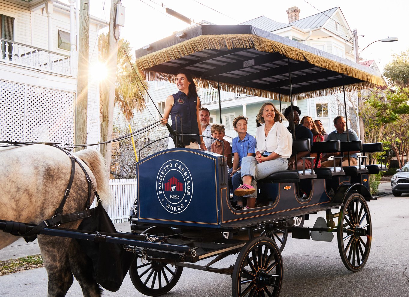 Charleston: Hestevognstur i centrum