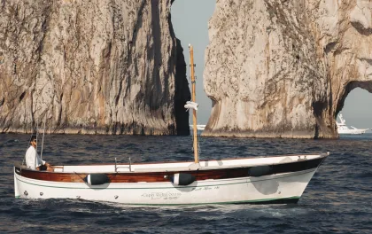 Capri Küste: Private 3-stündige Gozzo Bootstour