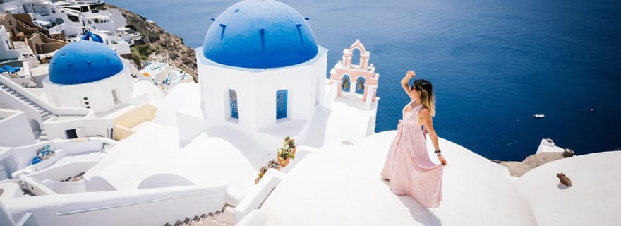Santorin : séance photo privée avec un photographe professionnel