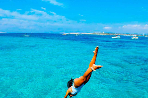 Ibiza: Sunset VIP Paella Cruise with drinks,Paddle Boarding