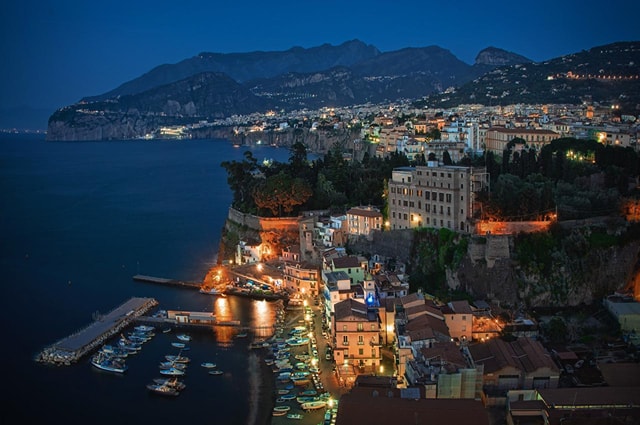 Sorrento by night... with a tasty surprise