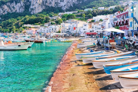 Z Amalfi: Rejs wycieczkowy na wyspę Capri z nurkowaniem i napojami